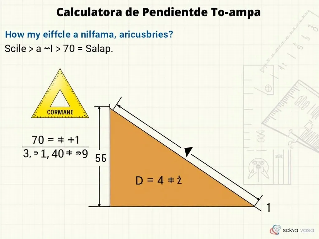 Cómo Se Calcula La Pendiente De Una Rampa